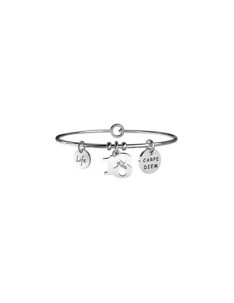 Bracciale KIDULT SPECIAL MOMENTS in acciaio 316L e cristalli - 231628