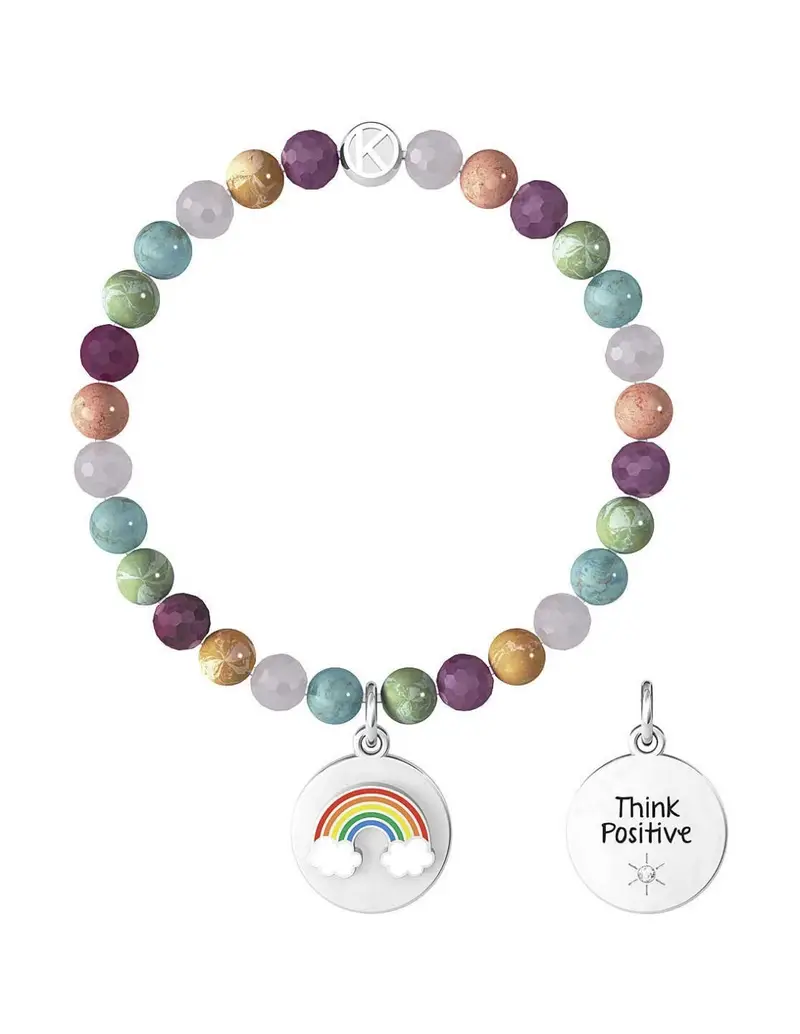 Bracciale KIDULT SYMBOLS in acciaio 316L 732036 ARCOBALENO