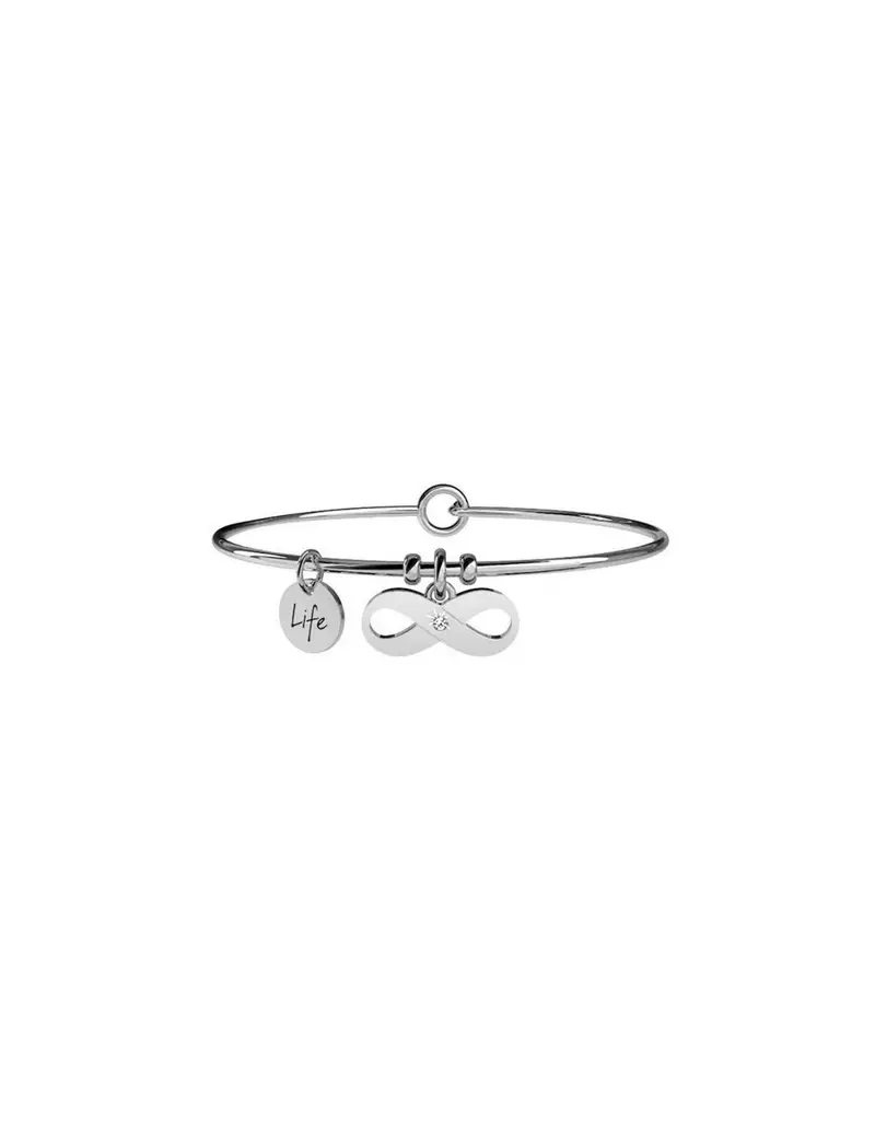 Bracciale KIDULT SYMBOLS in acciaio 316L e cristalli - 231678