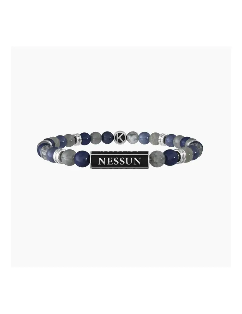 Bracciale KIDULT uomo PHILOSOPHY 732117 con pietre NESSUN LIMITE