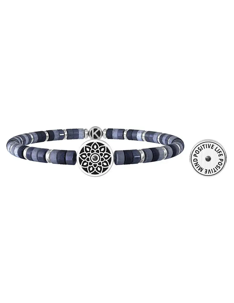 Bracciale KIDULT UOMO SPIRITUALITY in acciaio 316L 732052 Mandala