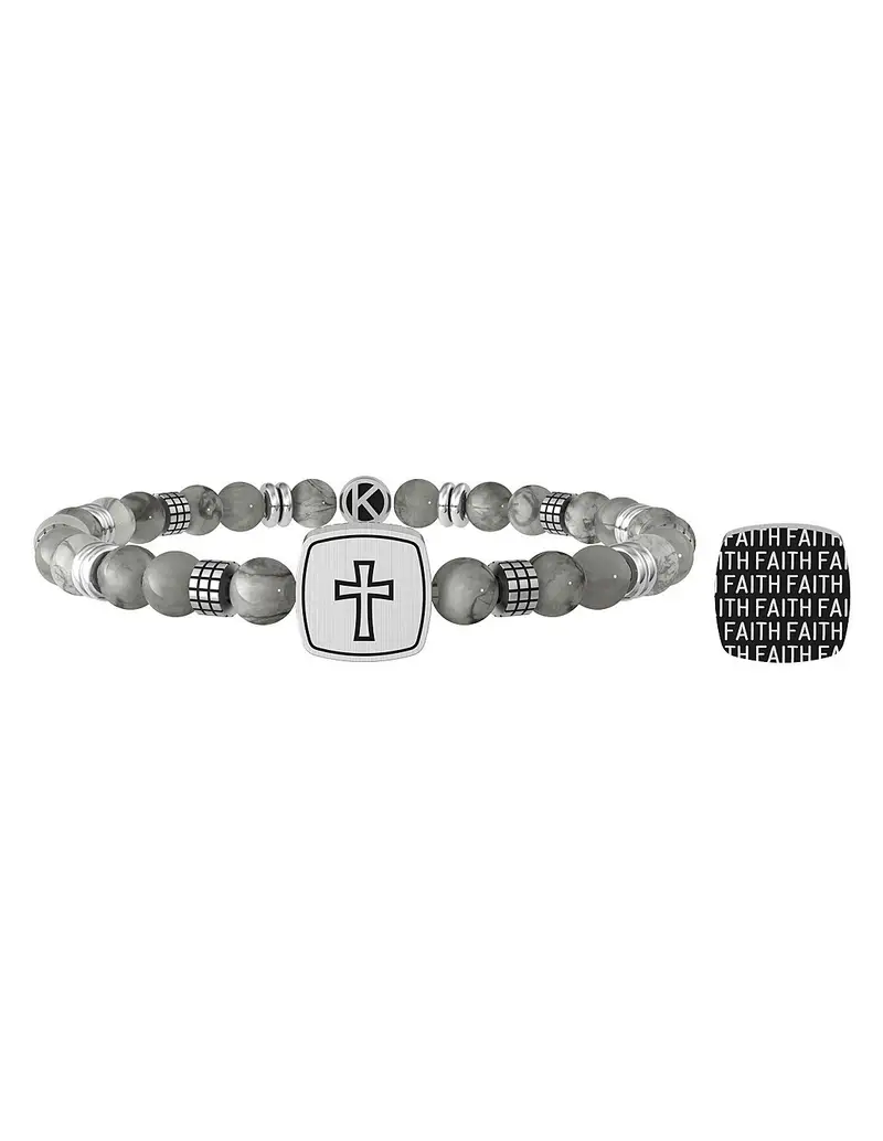 Bracciale KIDULT UOMO SPIRITUALITY in acciaio 316L 732073