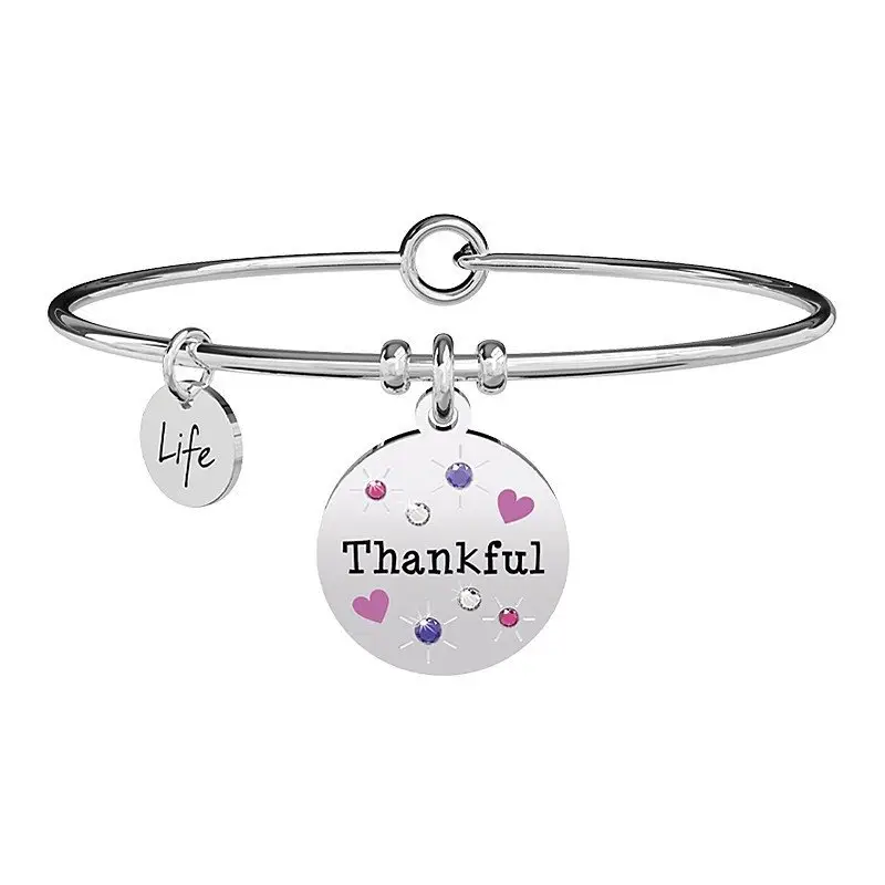 Bracciale Rigido Thankful In Acciaio - Kidult