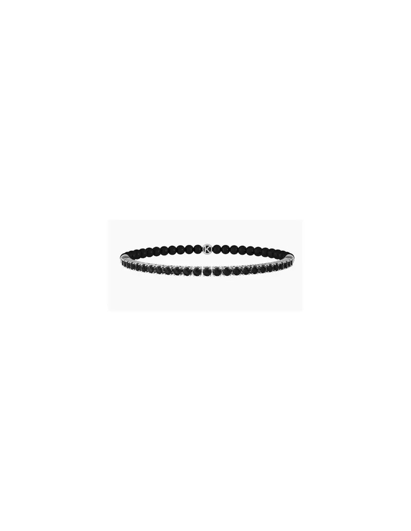 Bracciale Uomo KIDULT 732166 Symbols Agata nera