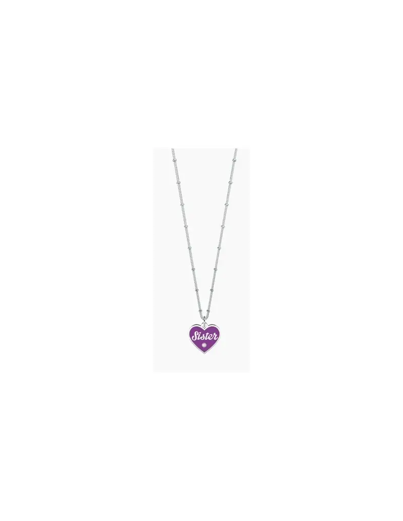 Collana KIDULT FAMILY in acciaio 316L - 751159 CUORE SISTER