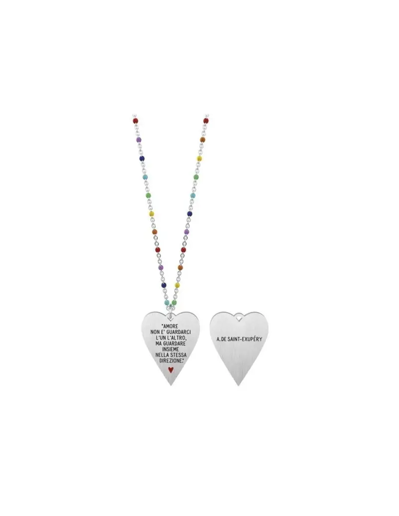 Collana KIDULT LOVE in acciaio 316L - 751015 Amore non è