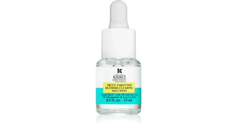 Kiehl's Dermatologist Solutions Truly Targeted Blemish-Clearing Solution siero per pelli acneiche da donna 15 ml