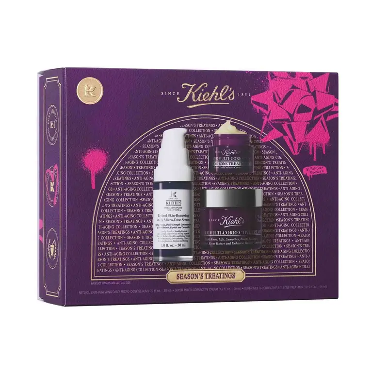 KIEHL'S - Anti-Età Cofanetto WHAT'S YOUR AGE AGAIN? - Trattamento antietà pelli mature, Crema antirughe, Siero antirughe, Contorno occhi, Cofanetto antir miniatura 2