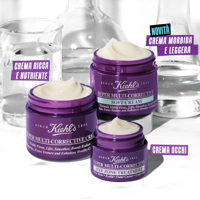KIEHL'S - Anti-Età Super Multi-Corrective Soft Cream - Trattamento antietà pelli mature, Crema antirughe, Crema idratante viso miniatura 5