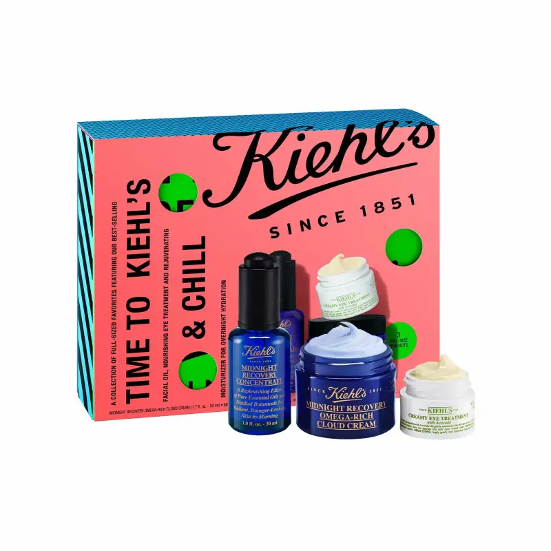 KIEHL'S - Cofanetti Time to Kiehl's & Chill Gift Set - Cofanetto antirughe