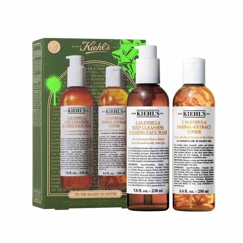 KIEHL'S - Detergenti & Esfolianti Cofanetto LEAVE THE OIL BEHIND - Sapone viso,Tonico viso,Cofanetto trattamento
