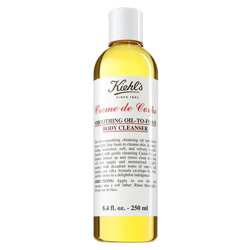 KIEHL'S - Detergenti & Esfolianti Creme De Corps Smoothing Oil-To-Foam Body Cleanser - Olio doccia