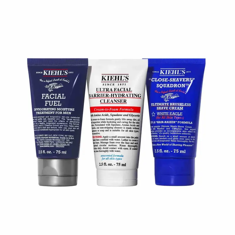 KIEHL'S - Rasatura Cofanetto SHAVE IT OFF & TAKE OFF - Crema da barba, Cofanetti regalo per lui miniatura 3