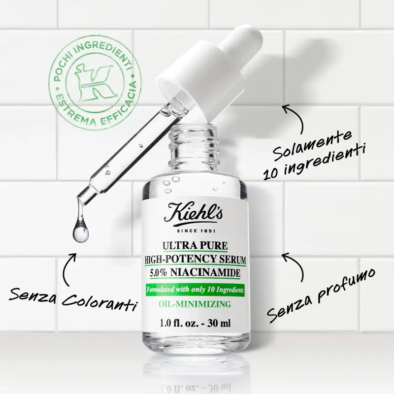 KIEHL'S - Sieri Ultra Pure High-Potency Serum 5, 0% Niacinamide - Siero viso miniatura 2