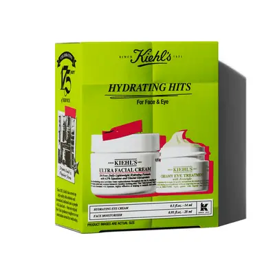 Set regalo Hydrating Hits Un Duo Ultra-Idratante Quotidiano Con La Nostra Crema Idratante 72 Ore* Di Maggior Successo E Una Crema Occhi Luminosa
