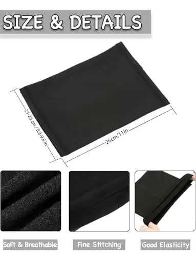 Kiiwah 2 Paia Scaldacollo Magro per Ragazzo Ragazza, Multifunzione Scalda Collo Antivento Sciarpa Copricollo per Sport miniatura 2