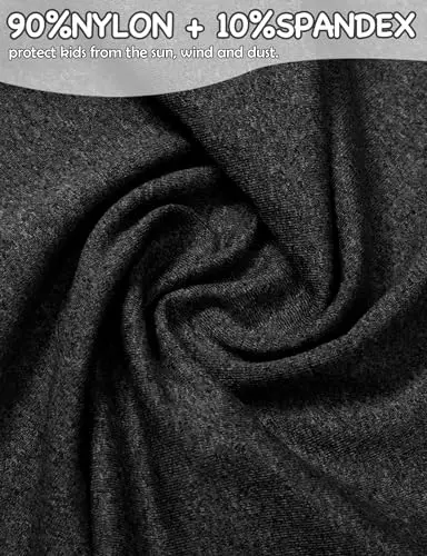 Kiiwah 2 Paia Scaldacollo Magro per Ragazzo Ragazza, Multifunzione Scalda Collo Antivento Sciarpa Copricollo per Sport miniatura 3