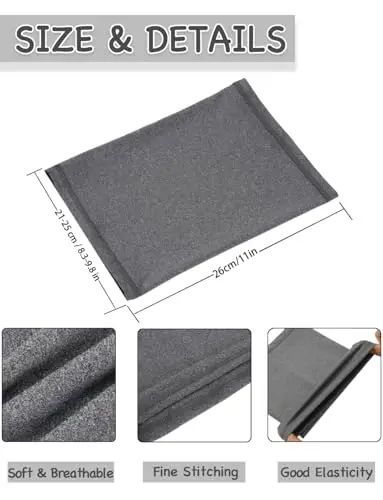 Kiiwah 2 Paia Scaldacollo Magro per Ragazzo Ragazza, Multifunzione Scalda Collo Antivento Sciarpa Copricollo per Sport miniatura 2