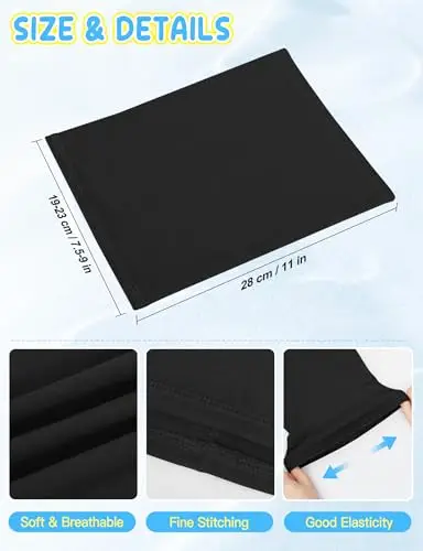 Kiiwah 2 Paia Scaldacollo per Ragazzo Ragazza Dralon, Multifunzione Scalda Collo Antivento Sciarpa Copricollo per Sport miniatura 2