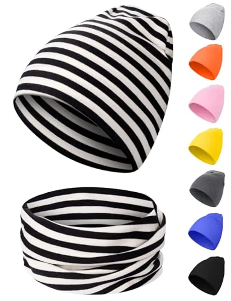 Kiiwah Set Bambina Scaldacollo e Cappello, Morbido Sciarpa per Bambina, Caldo Cappello Invernale per Bambina Neonato