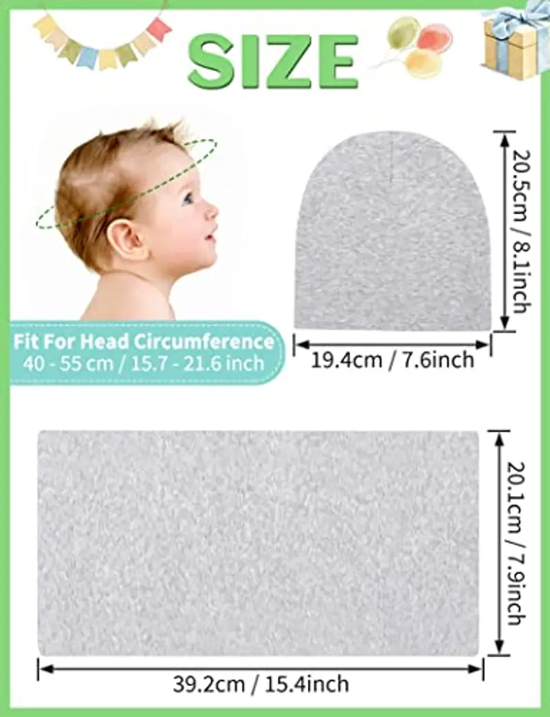 Kiiwah Set Bambina Scaldacollo e Cappello, Morbido Sciarpa per Bambina, Caldo Cappello Invernale per Bambina Neonato miniatura 3