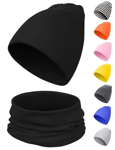 Kiiwah Set Sciarpa e Cappello Bambina, Morbido Berretto Bambina Invernale e Scaldacollo Caldo per Ragazzo Ragazza