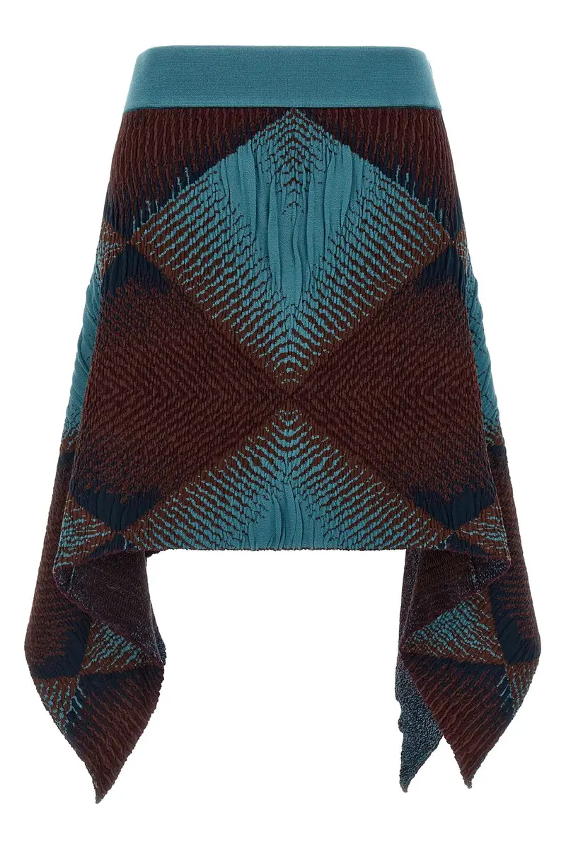 Gonna Ikat Argyle Blu