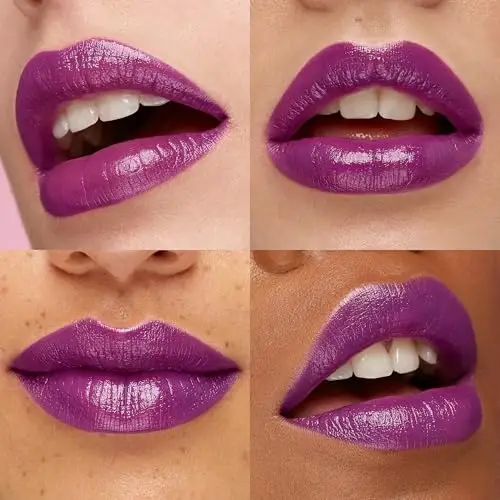 KIKO Milano Smart Fusion Lipstick 425, Rossetto Ricco E Nutriente Dal Finish Luminoso, 425 Deep Violet miniatura 3