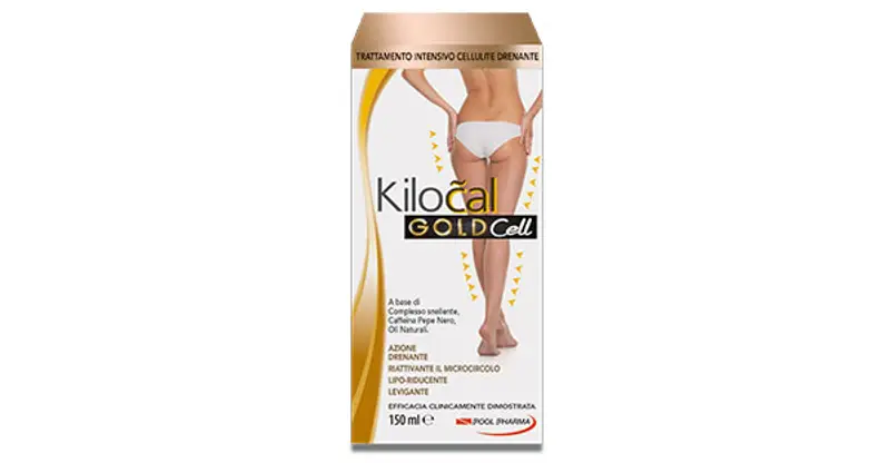 KiloCal Gold Cell Trattamento Intensivo Cellulite Drenante - 150 ml