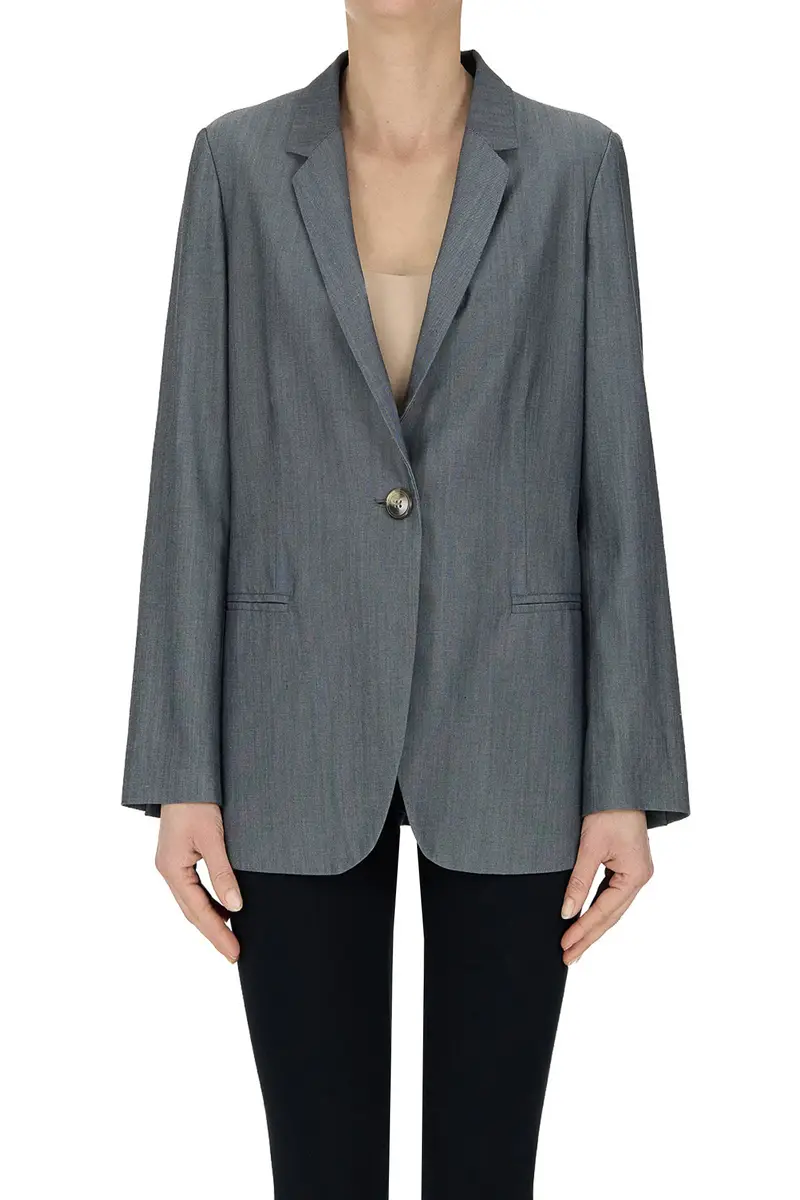 Blazer in misto lana