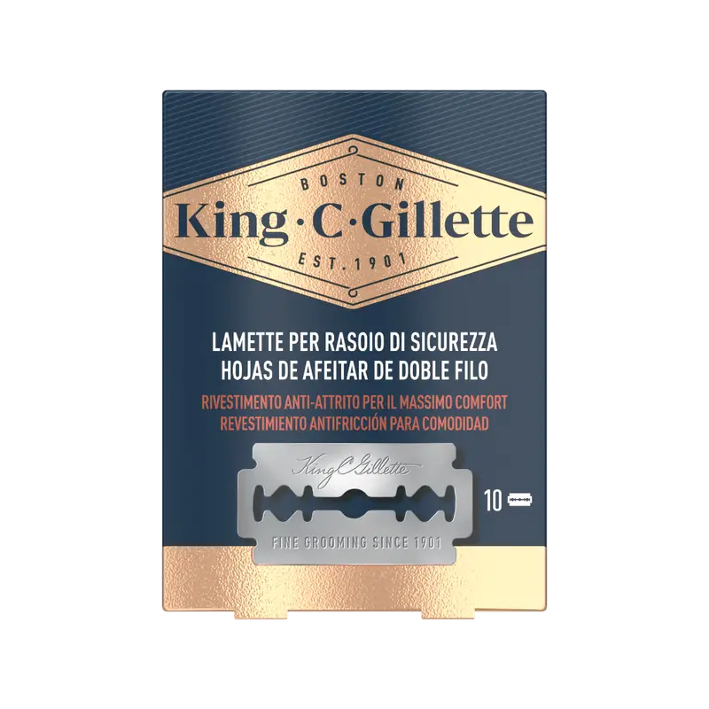 King C Gillette - Lamette per rasoio di sicurezza