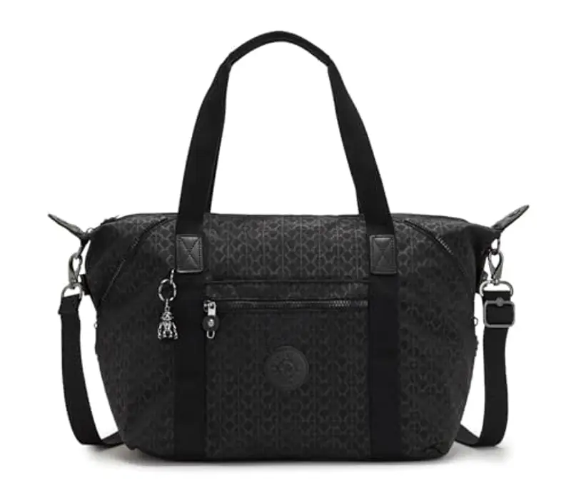 Kipling ART Borsa media, Borse, Signature Emb (Nero)