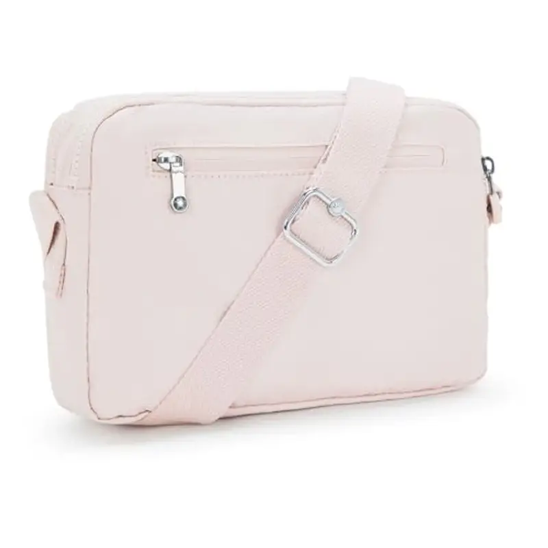 Kipling Borsa con tracolla regolabile, doppio scomparto chiuso con zip, Tasca frontale e posteriore chiusa con zip. Pratica e leggera. 24x17x9 cm Non definito 3DZ PINK SHINE miniatura 2