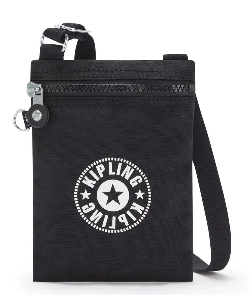 Borsa piccola a tracolla Kipling Afia Lite Black Lite