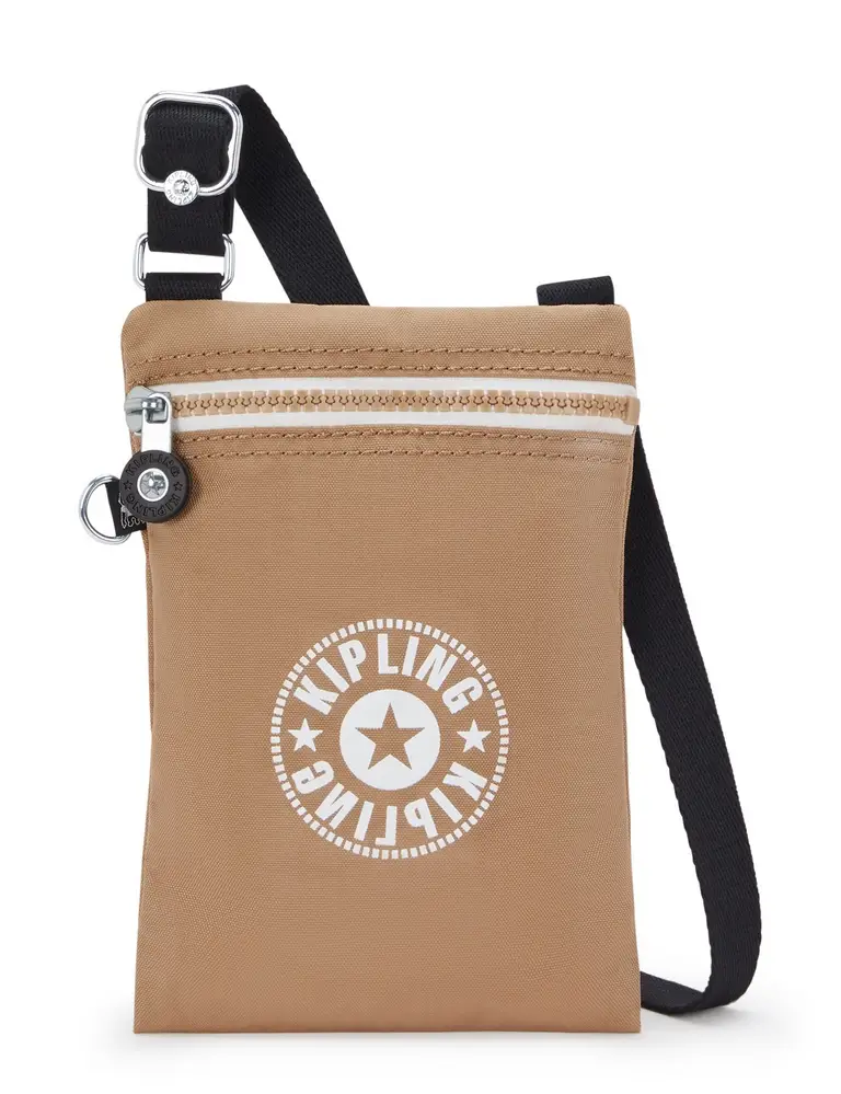 Borsa piccola a tracolla Kipling Afia Lite Early Tan