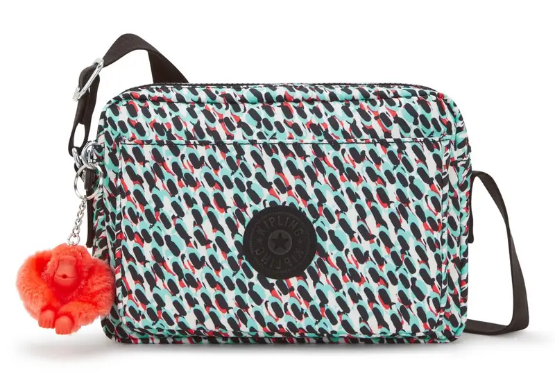 Borsa tracolla Kipling Abanu M Abstract Print