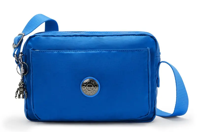 Borsa tracolla Kipling Abanu M Satin Blue