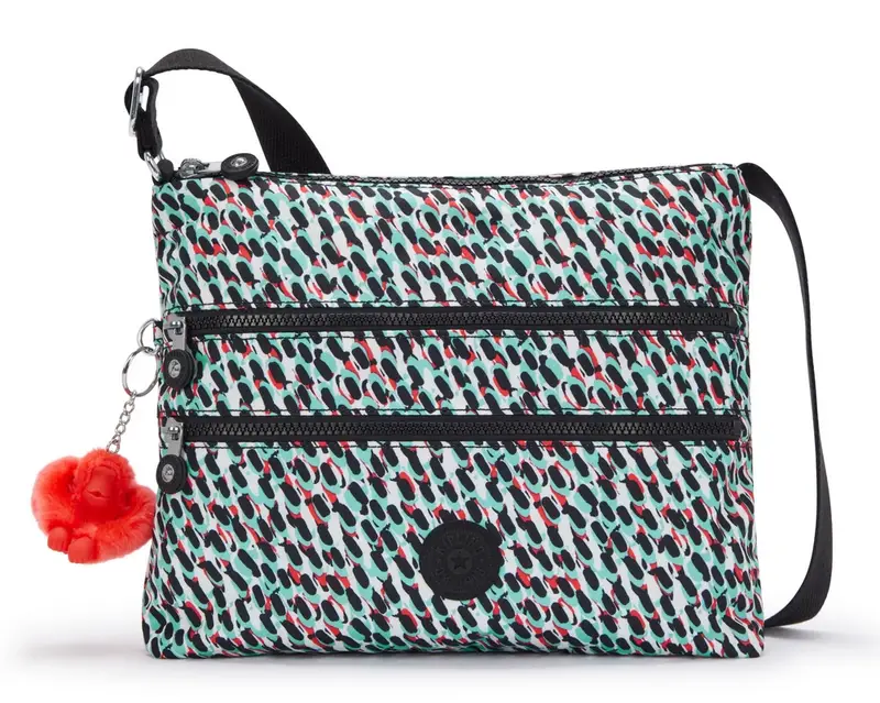Borsa tracolla Kipling Alvar Abstract Print