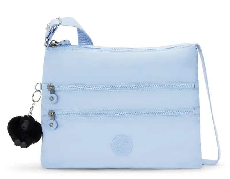 Borsa tracolla Kipling Alvar Cloudy Sky Blue