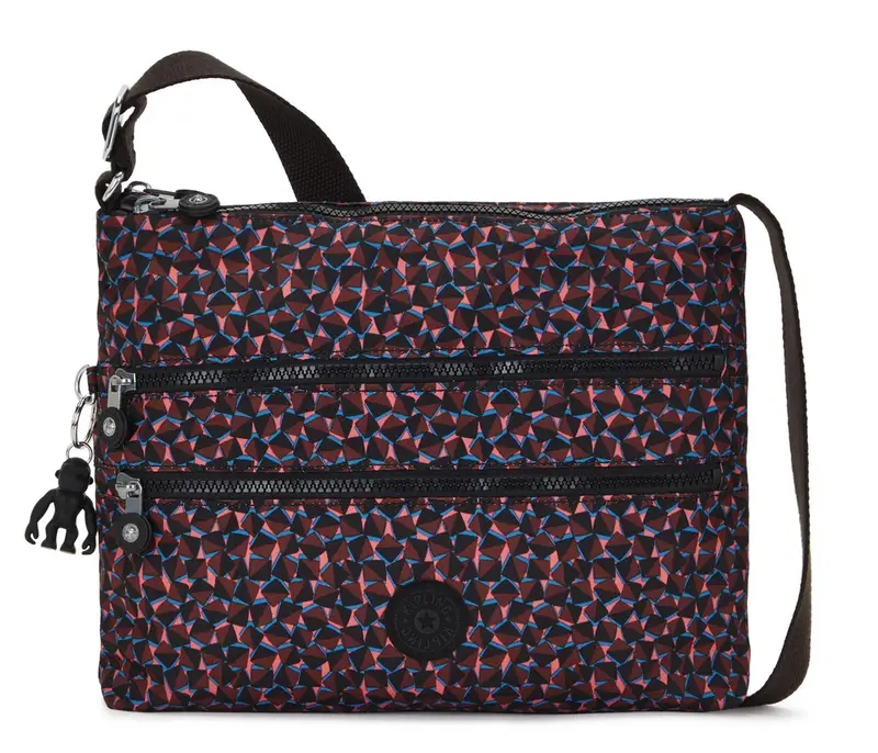 Borsa tracolla Kipling Alvar Happy Squares