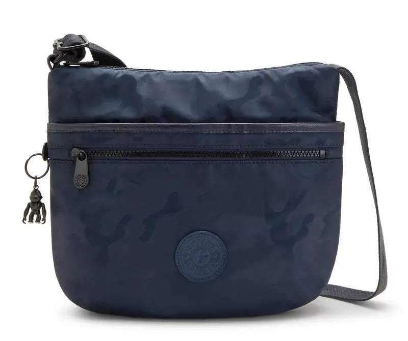 Borsa tracolla Kipling Arto Satin Camo Blue