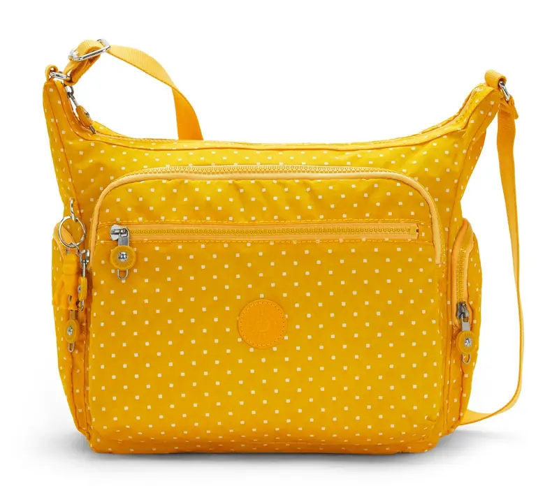 Borsa tracolla Kipling Gabbie Soft Dot Yellow