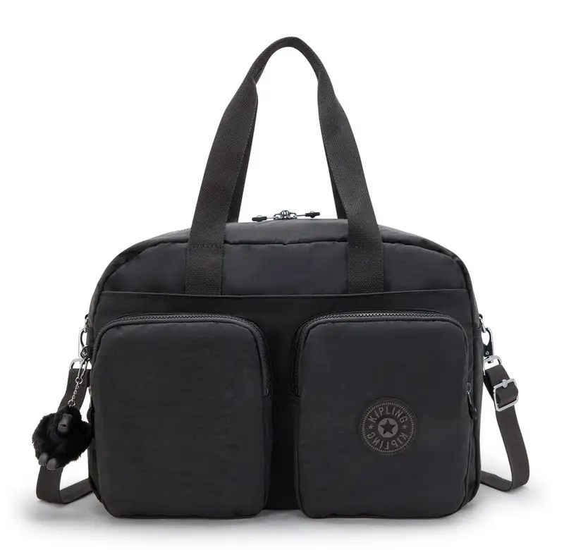 Borsone medio Kipling Defea XL Black Noir