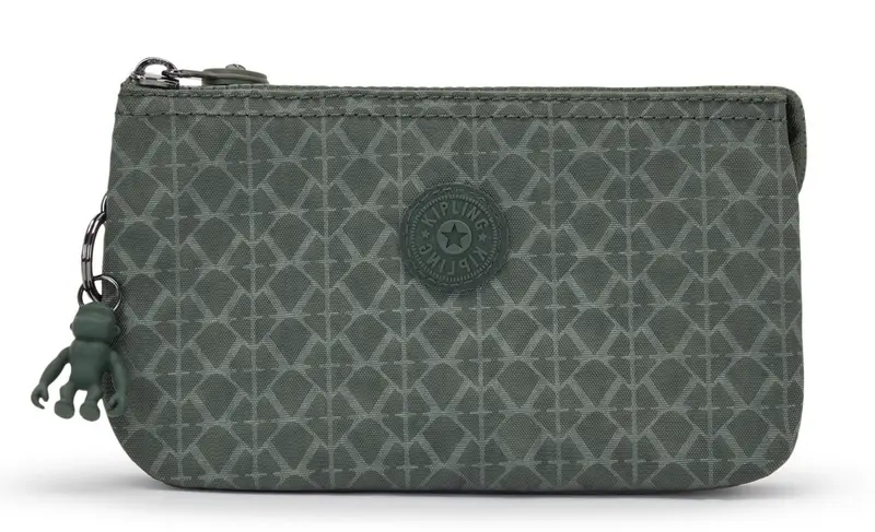 Bustina Kipling Creativity L Sign Green Emb