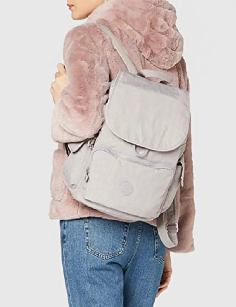 Kipling CITY PACK Zaino medio, Grey Gris (Grigio) miniatura 2