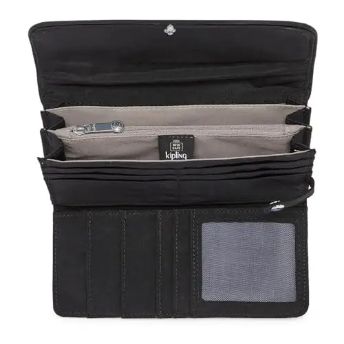Kipling Money Land, Portafoglio Donna, Black Noir, Taglia Unica miniatura 2