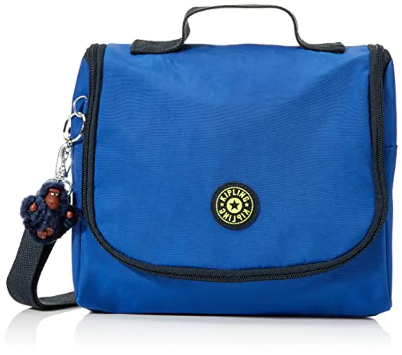 Kipling New Kichirou, Lunchbox Grande Unisex - Bambini e ragazzi, Blue Ink Combo, Taglia Unica