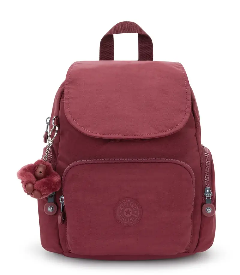 Zaino Kipling City Zip Mini Lounge Wine