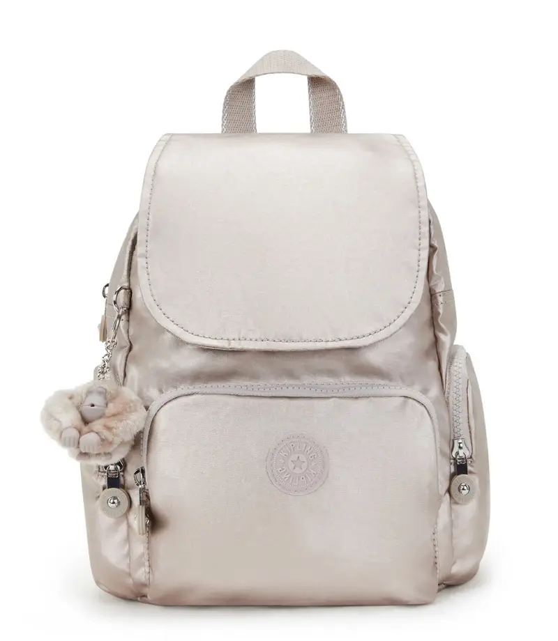 Zaino Kipling City Zip Mini Metallic Glow
