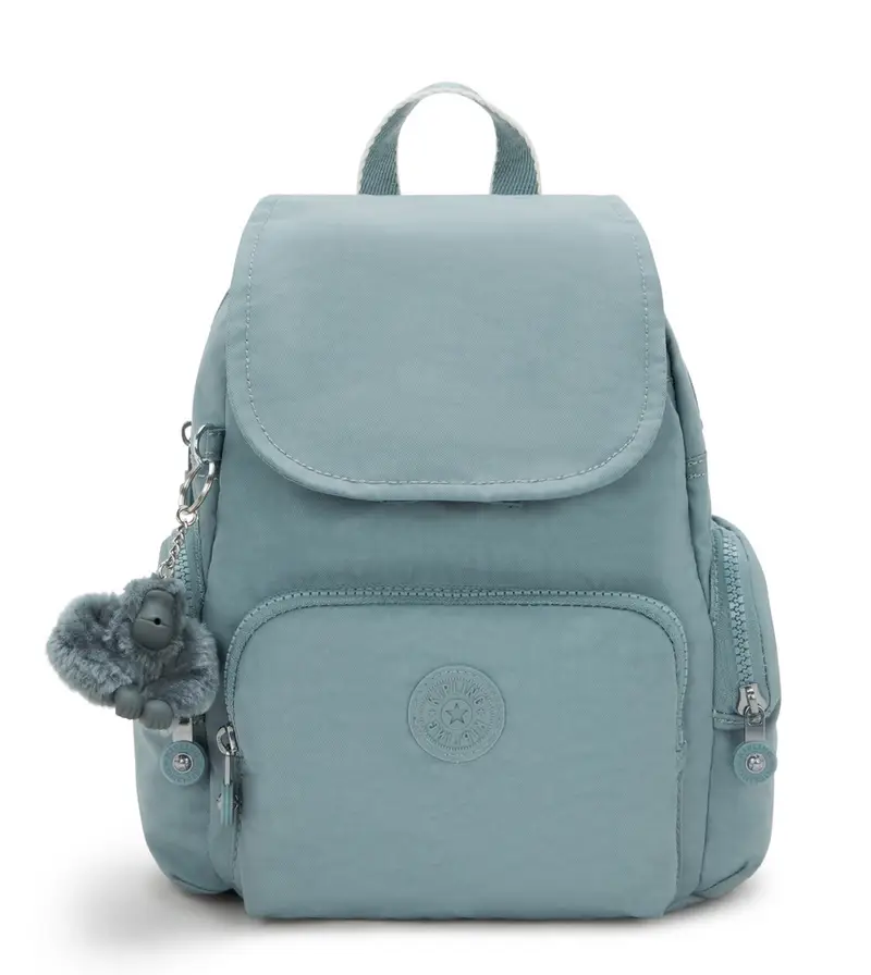 Zaino Kipling City Zip Mini Relaxed Grey
